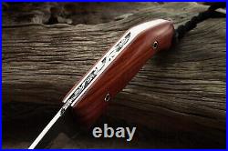 Citadel'Saigon' 6+ OA Rosewood Scales Handmade Folding Knife Frame Lock RARE