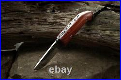 Citadel'Saigon' 6+ OA Rosewood Scales Handmade Folding Knife Frame Lock RARE