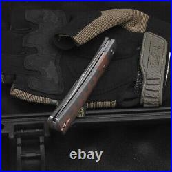 Clip Point Folding Knife Pocket Hunting Survival M390 Steel Titanium High-End S