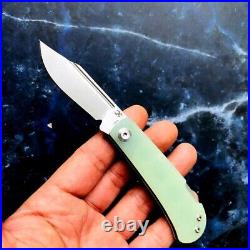 Clip Point Folding Knife Pocket Hunting Survival Tactical 154CM Steel G10 Handle