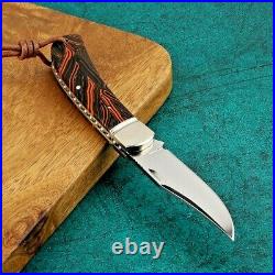 Clip Point Folding Knife Pocket Hunting Survival Tactical Military G10 Handle 3