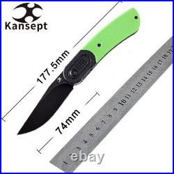 Clip Point Knife Folding Pocket Hunting Survival Tactical 154CM Steel G10 Handle