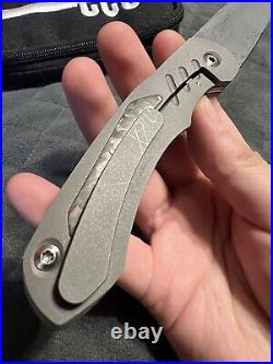 Clyde Challenor Customs Viper RT Front Flipper with Damasteel and Copper CF