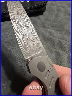 Clyde Challenor Customs Viper RT Front Flipper with Damasteel and Copper CF