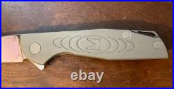 Cpm 20cv Andrew Blacksmith Shirogorov Sty Titanium Lifetime Warranty S