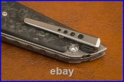 Cpm S125v Andrew Blacksmith Shirogorov Sty Titanium Lifetime Warranty