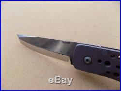 Crawford Custom Tactical Folding Knife Tanto