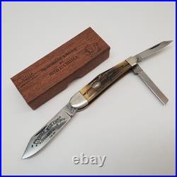 Cripple Creek Bob Cargill Handmade Knife 3-Blade 1 of 150 Knife World Ambassador