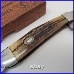 Cripple Creek Bob Cargill Handmade Knife 3-Blade 1 of 150 Knife World Ambassador