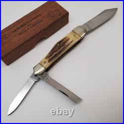 Cripple Creek Bob Cargill Handmade Knife 3-Blade 1 of 150 Knife World Ambassador
