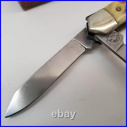 Cripple Creek Bob Cargill Handmade Knife 3-Blade 1 of 150 Knife World Ambassador