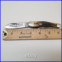 Cripple Creek Bob Cargill Handmade Knife 3-Blade 1 of 150 Knife World Ambassador