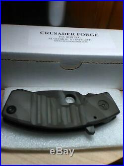 Crusader Forge APEX S30V Triple Tempered Cryo Jungle Camo Trident Knives new