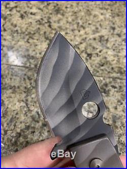 Crusader Forge Apex Flipper Folding Knife Tool 1/4 Titanium