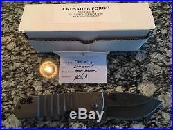 Crusader Forge FEAR IS FOR PREY FIFP Left Handed Knife NEW LOW PRICE