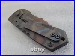 Crusader Forge Knives VIS Metro 1-Off, Sharpened Choil, Chisel Phantom Coated 3V