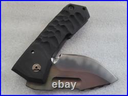 Crusader Forge Knives VIS Metro 1-Off, Sharpened Choil, Chisel Phantom Coated 3V