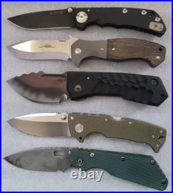 Crusader Forge Knives VIS Metro 1-Off, Sharpened Choil, Chisel Phantom Coated 3V
