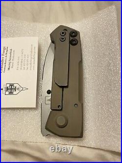 Crusader Forge Tactical Knife TAD Metro CPM S30V Medford Style Thickness