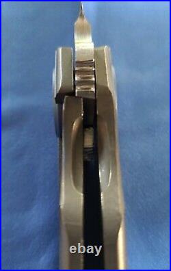 Curtiss Custom Knives Aero Flipper Cts-xhp Torched Ti Tuit Key Ring Tag
