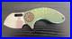 Curtiss Custom Knives Nano Flipper Splash Two Tone Anodized