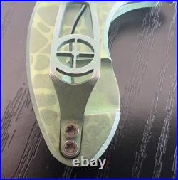 Curtiss Custom Knives Nano Flipper Splash Two Tone Anodized