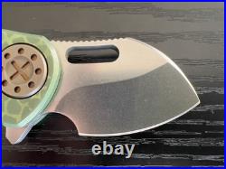 Curtiss Custom Knives Nano Flipper Splash Two Tone Anodized
