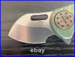 Curtiss Custom Knives Nano Flipper Splash Two Tone Anodized