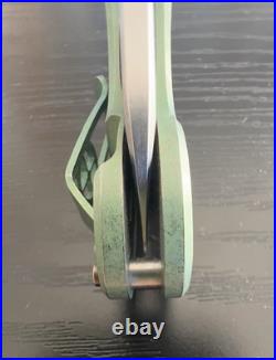 Curtiss Custom Knives Nano Flipper Splash Two Tone Anodized