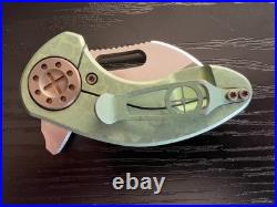 Curtiss Custom Knives Nano Flipper Splash Two Tone Anodized