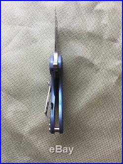 Curtiss Knives Custom Nano Flipper Anodized handle