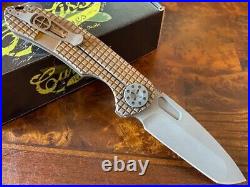 Curtiss Knives F3 Large Spanto Non-Flipper Magnacut Frag Mill Bronze Blasted F