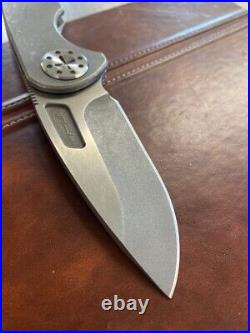 Curtiss Knives F3 Medium Slicer 3 CTS-XHP Titanium Pocket Knife (GP4003940)