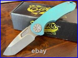 Curtiss Knives F3 Medium Spanto Non-Flipper Slim Magnacut Aqua Frame Unit 1