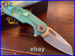 Curtiss Knives F3 Medium Wharny Flipper Magnacut Frag Mill Green Rootbeer T