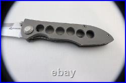 Custom Allen Elishewitz Knife withTitanium handle
