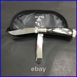 Custom Bill Ruple /Queen Collaboration Trapper Slipjoint Folder Folding Knife