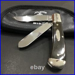 Custom Bill Ruple /Queen Collaboration Trapper Slipjoint Folder Folding Knife