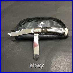 Custom Bill Ruple /Queen Collaboration Trapper Slipjoint Folder Folding Knife