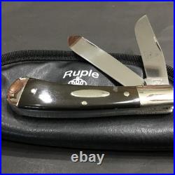 Custom Bill Ruple /Queen Collaboration Trapper Slipjoint Folder Folding Knife