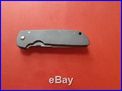 Custom Bob Terzuola New Pre Owned ATCF Titanium Linerlock Folder Knife