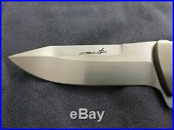 Custom Brian Tighe Vanguard #14 Flipper Folder Knife