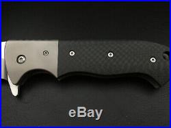 Custom Brian Tighe Vanguard #14 Flipper Folder Knife