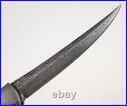 Custom Chuck Gedraitis Slim Liner Lock Folding Knife Damascus Steel Pearl Scales