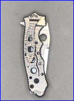 Custom Crawford Triumph Framelock Flipper Knife