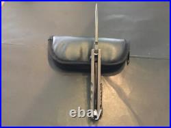 Custom Crusader Forge Titantium Flipper Folder Knife