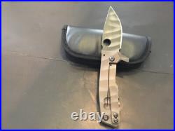 Custom Crusader Forge Titantium Flipper Folder Knife