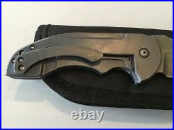 Custom David Mosier Crossfire Folder Flipper Knife