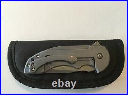 Custom David Mosier Crossfire Folder Flipper Knife