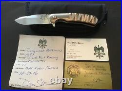 Custom Doc Shiffer Small Designated Marksman Flipper Folder Folding Knife